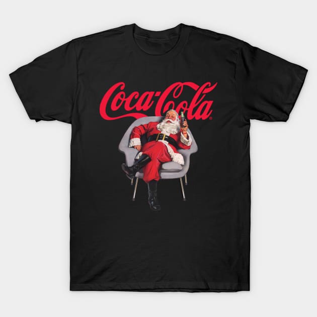 Coca Cola  Santa Holiday and Dinking T-Shirt by Origami Fashion